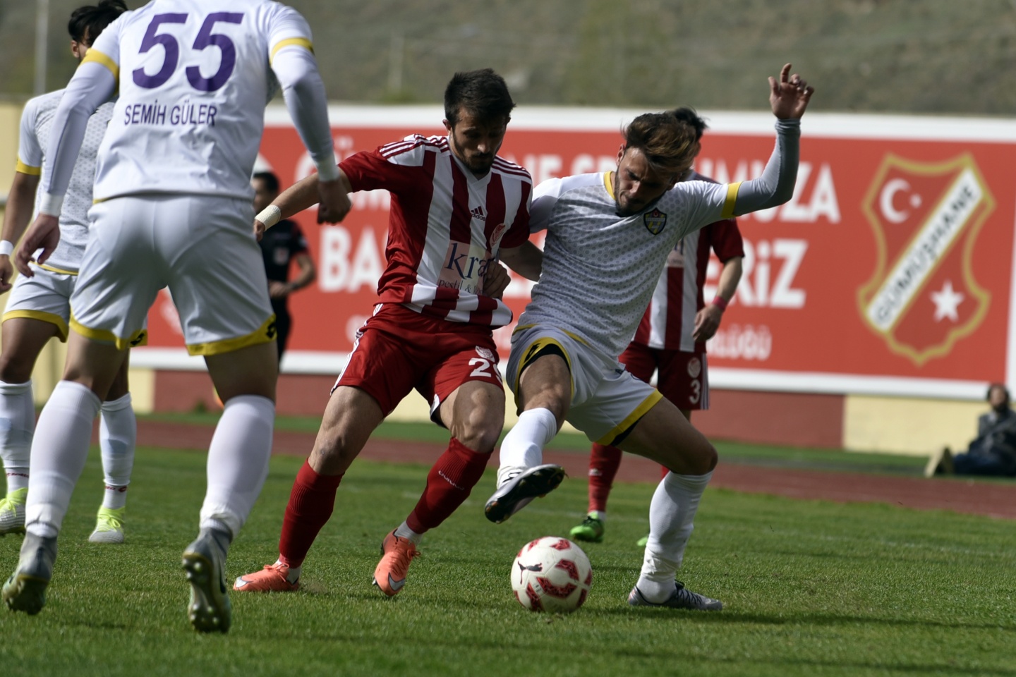 Gümüş'ten play-off rakiplerine gözdağı: 3-0 45