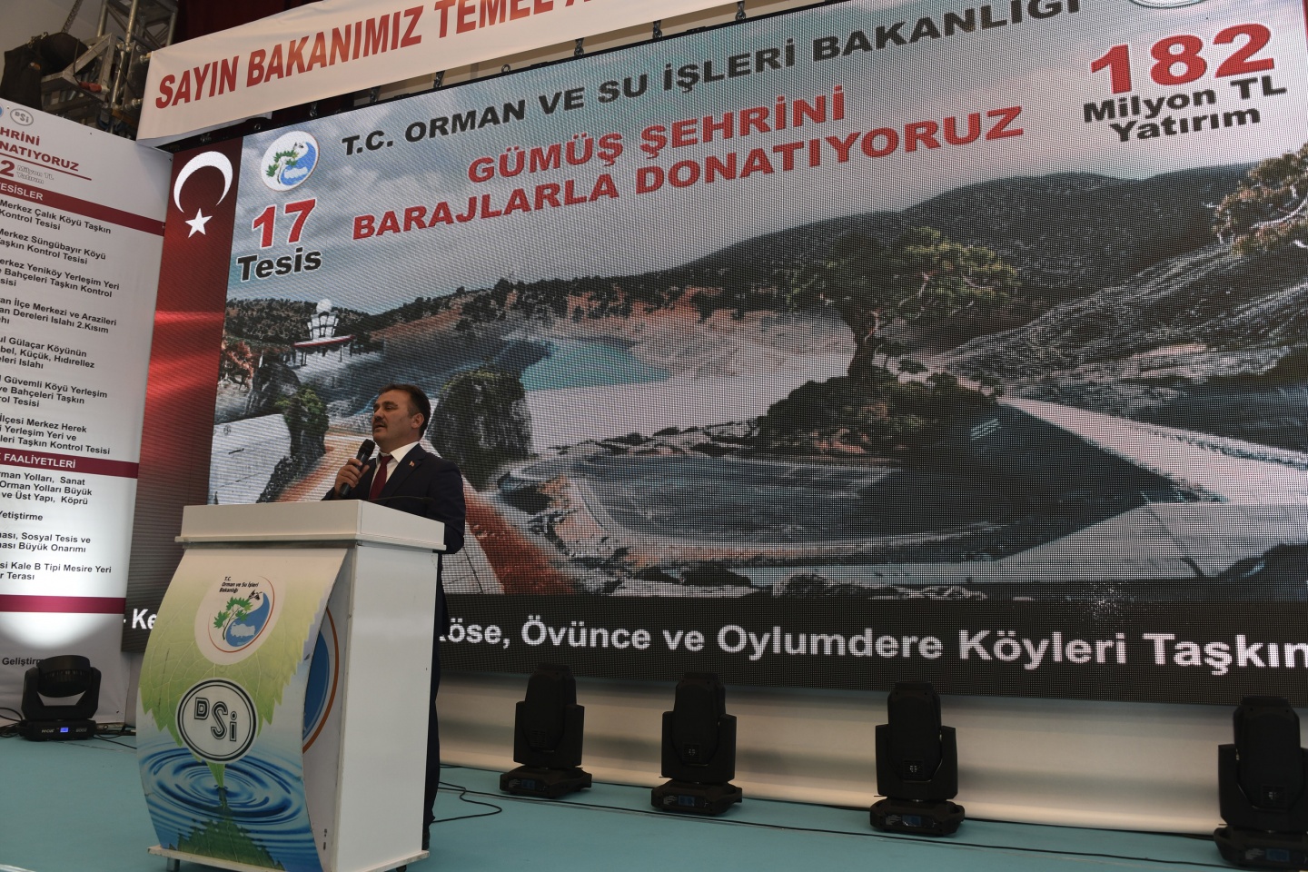 Bakan Eroğlu Gümüşhane’de 182 milyon TL’lik tesislerin temelini attı 19