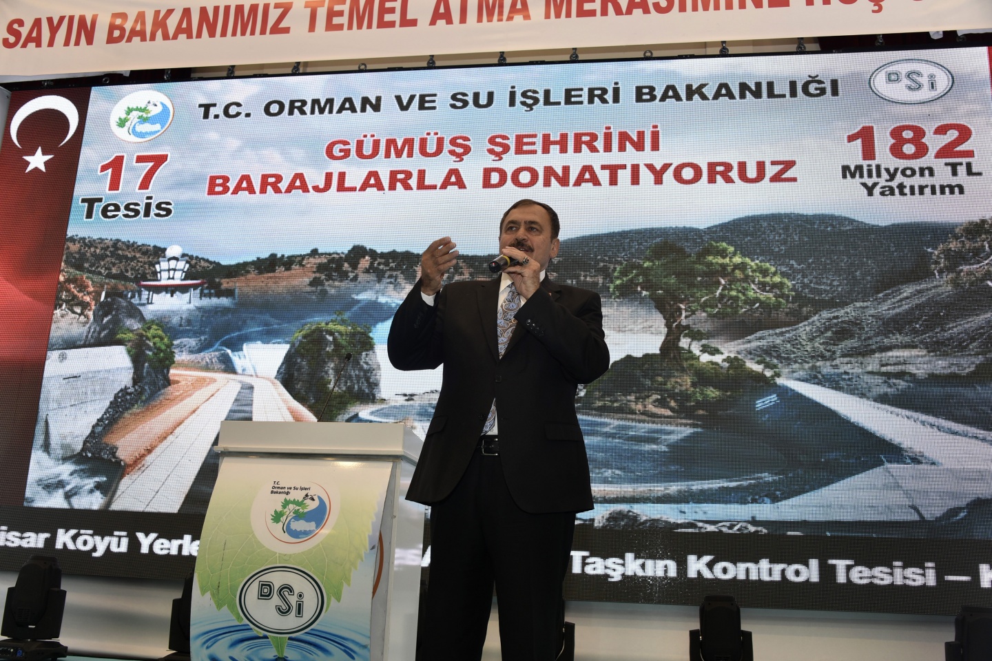 Bakan Eroğlu Gümüşhane’de 182 milyon TL’lik tesislerin temelini attı 11