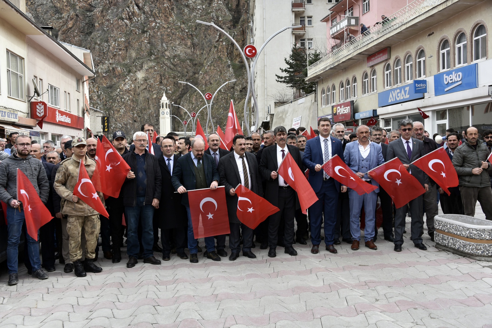 Torul’da Mehmetçiğe destek yürüyüşü 6