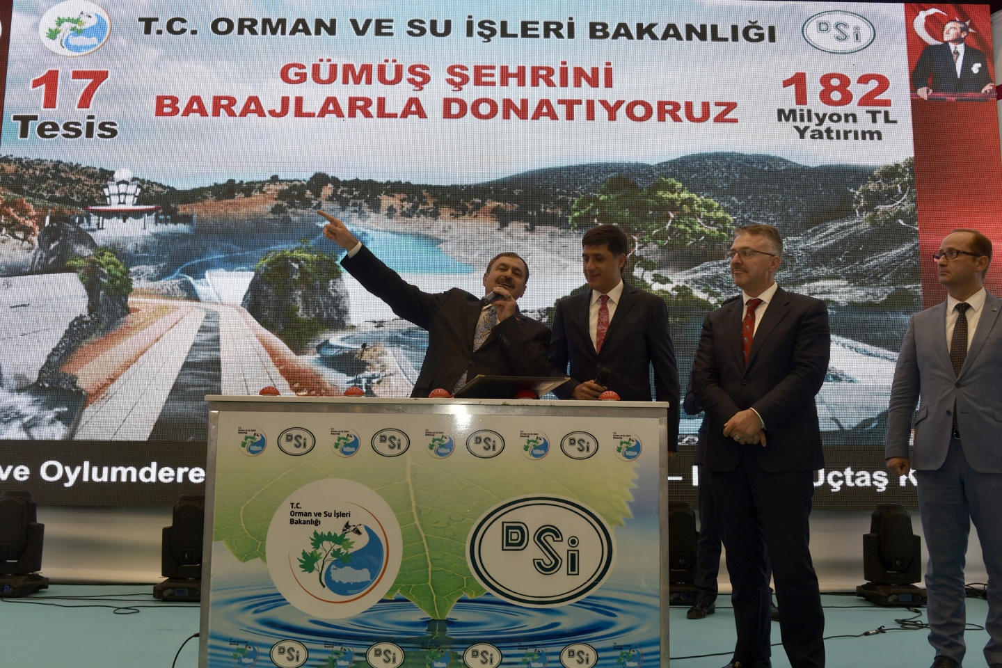 Bakan Eroğlu Gümüşhane’de 182 milyon TL’lik tesislerin temelini attı 16