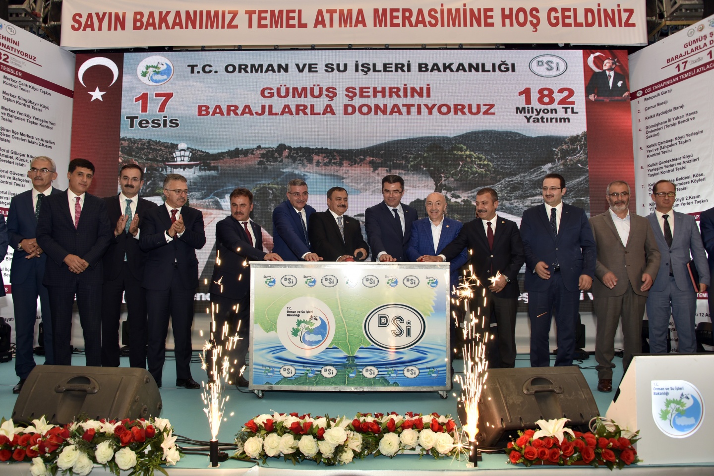 Bakan Eroğlu Gümüşhane’de 182 milyon TL’lik tesislerin temelini attı 23
