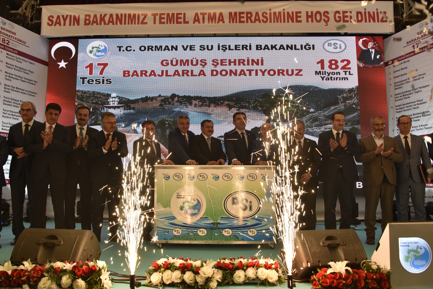 Bakan Eroğlu Gümüşhane’de 182 milyon TL’lik tesislerin temelini attı 21