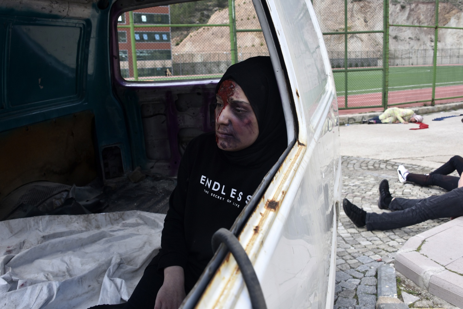 Gümüşhane’de öğrencilerden nefes kesen tatbikat 5