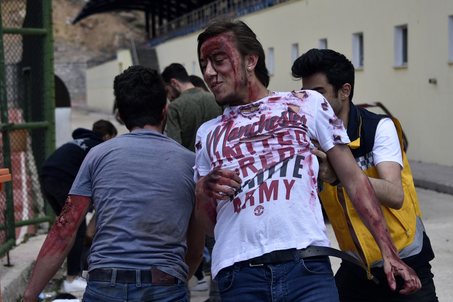 Gümüşhane’de öğrencilerden nefes kesen tatbikat 21