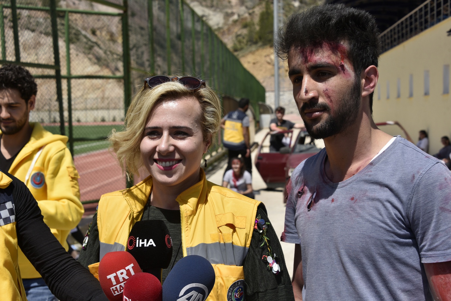 Gümüşhane’de öğrencilerden nefes kesen tatbikat 18