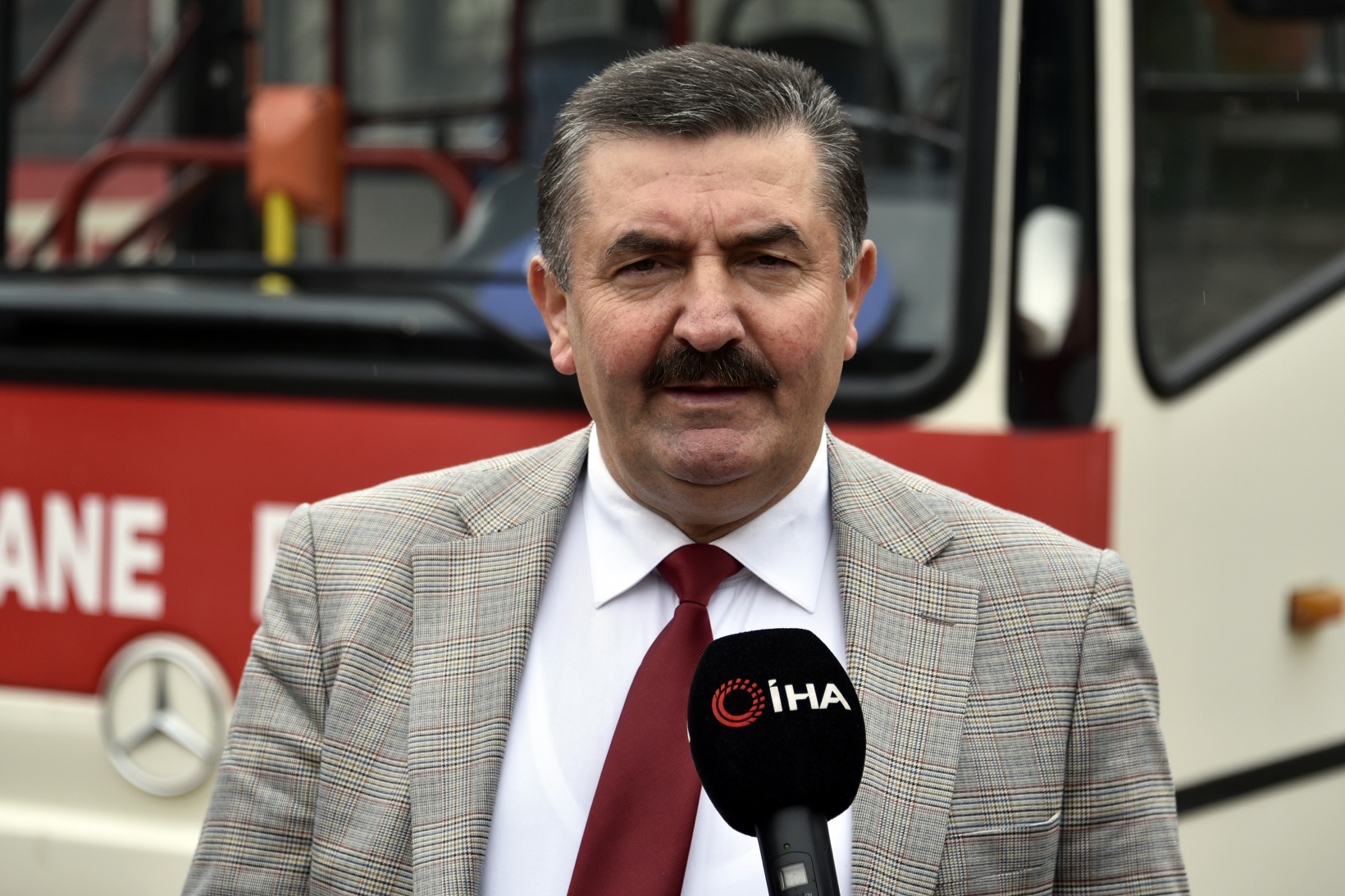 Gümüşhane’de toplu taşıma araçları dezenfekte ediliyor 4