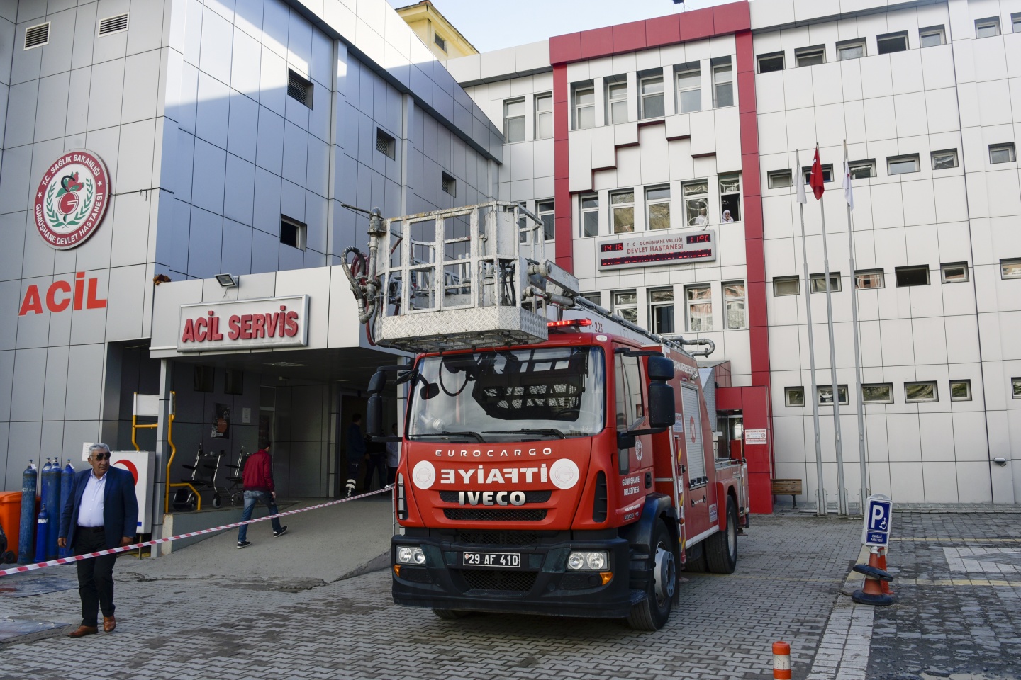 Gümüşhane Devlet Hastanesinde yangın tatbikatı 3