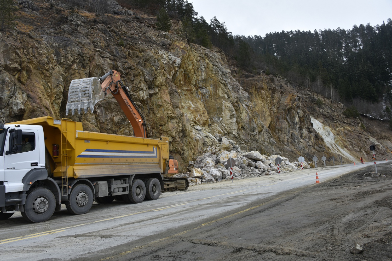 Zigana dağındaki heyelan 4