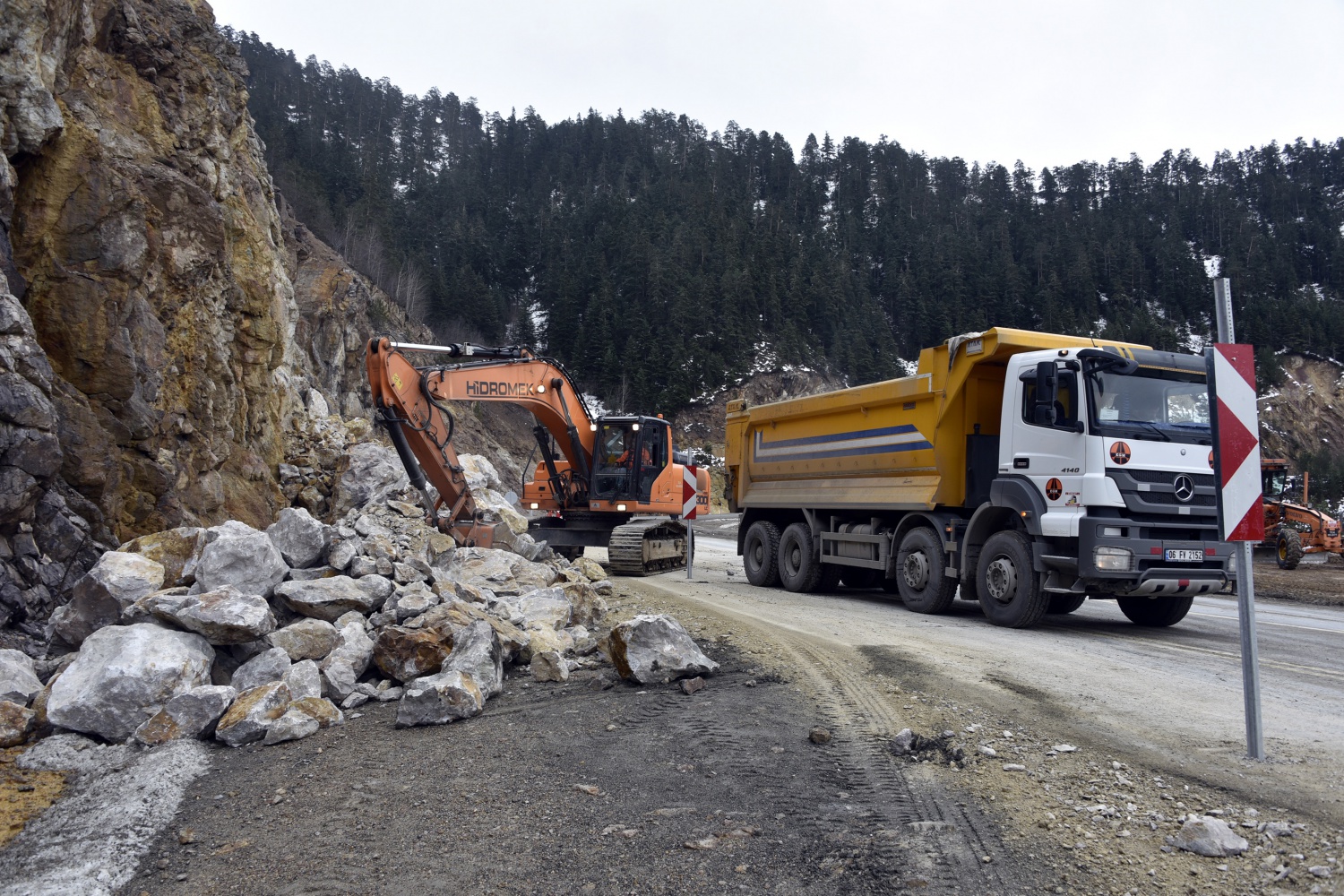 Zigana dağındaki heyelan 2