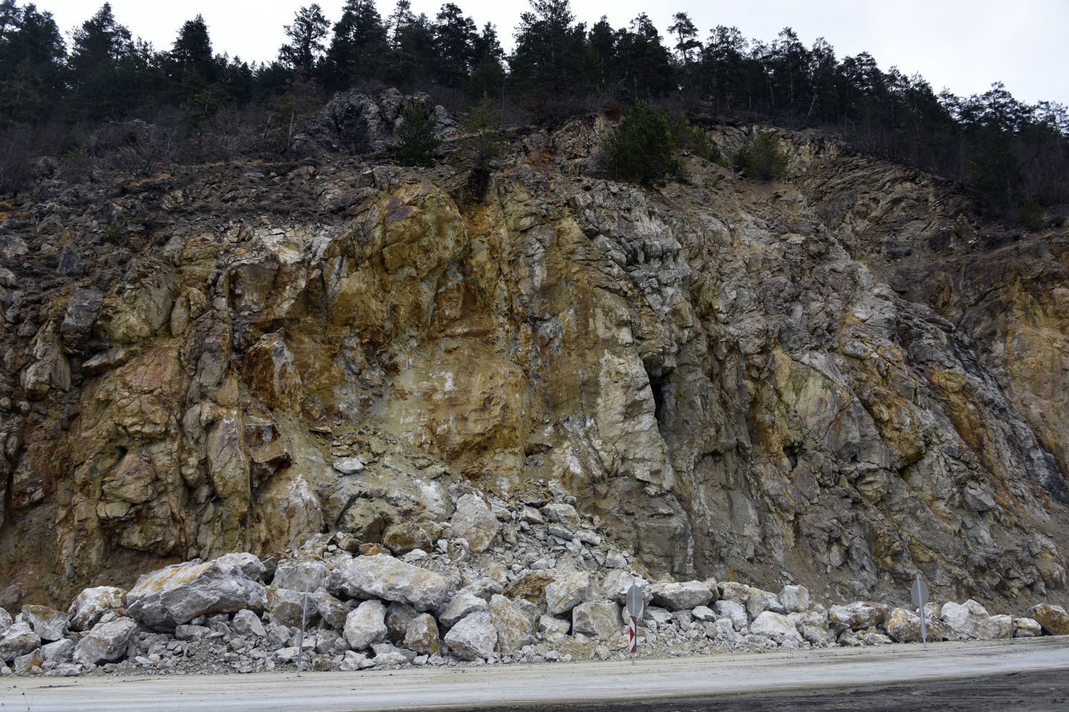 Zigana dağındaki heyelan 6