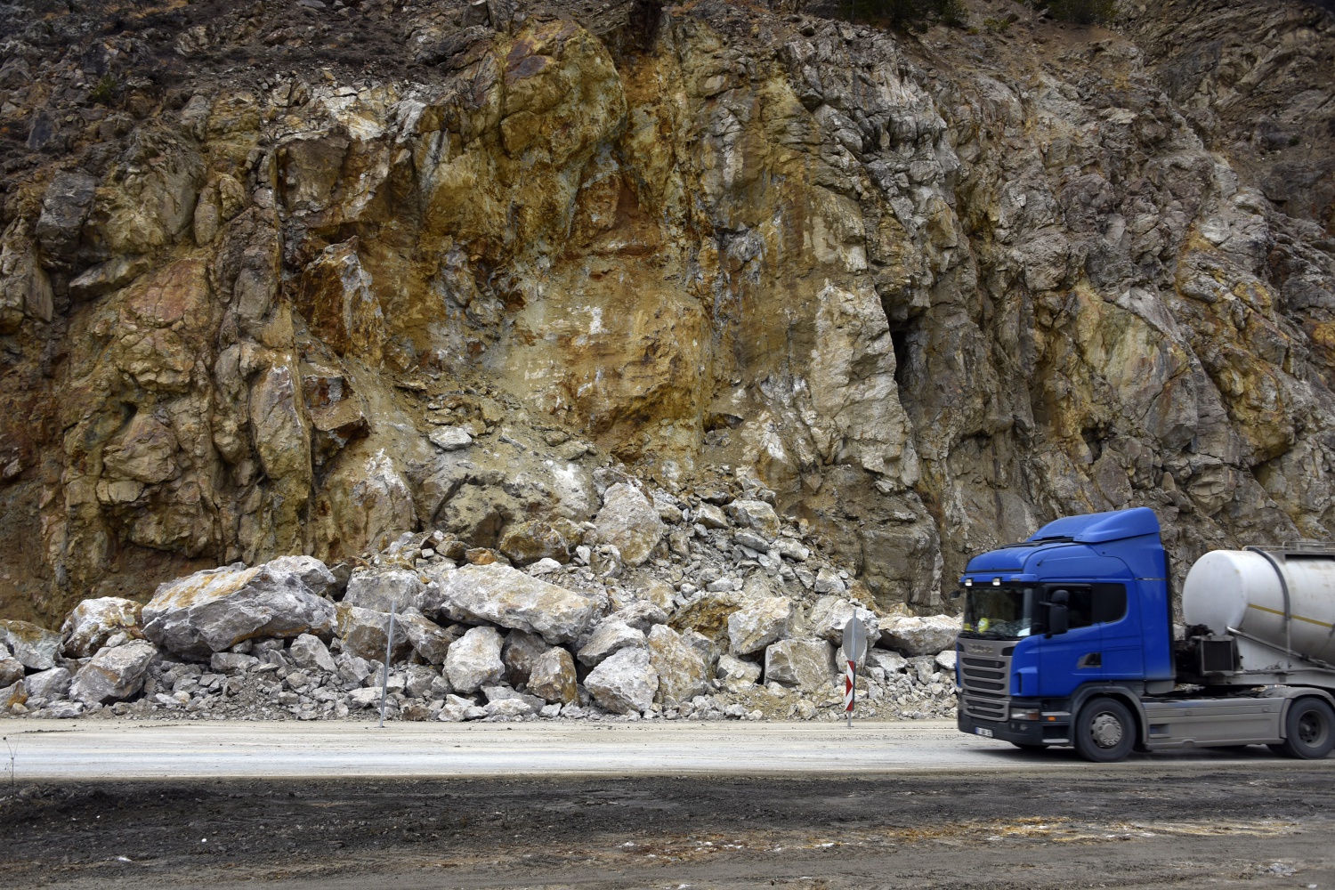 Zigana dağındaki heyelan 5