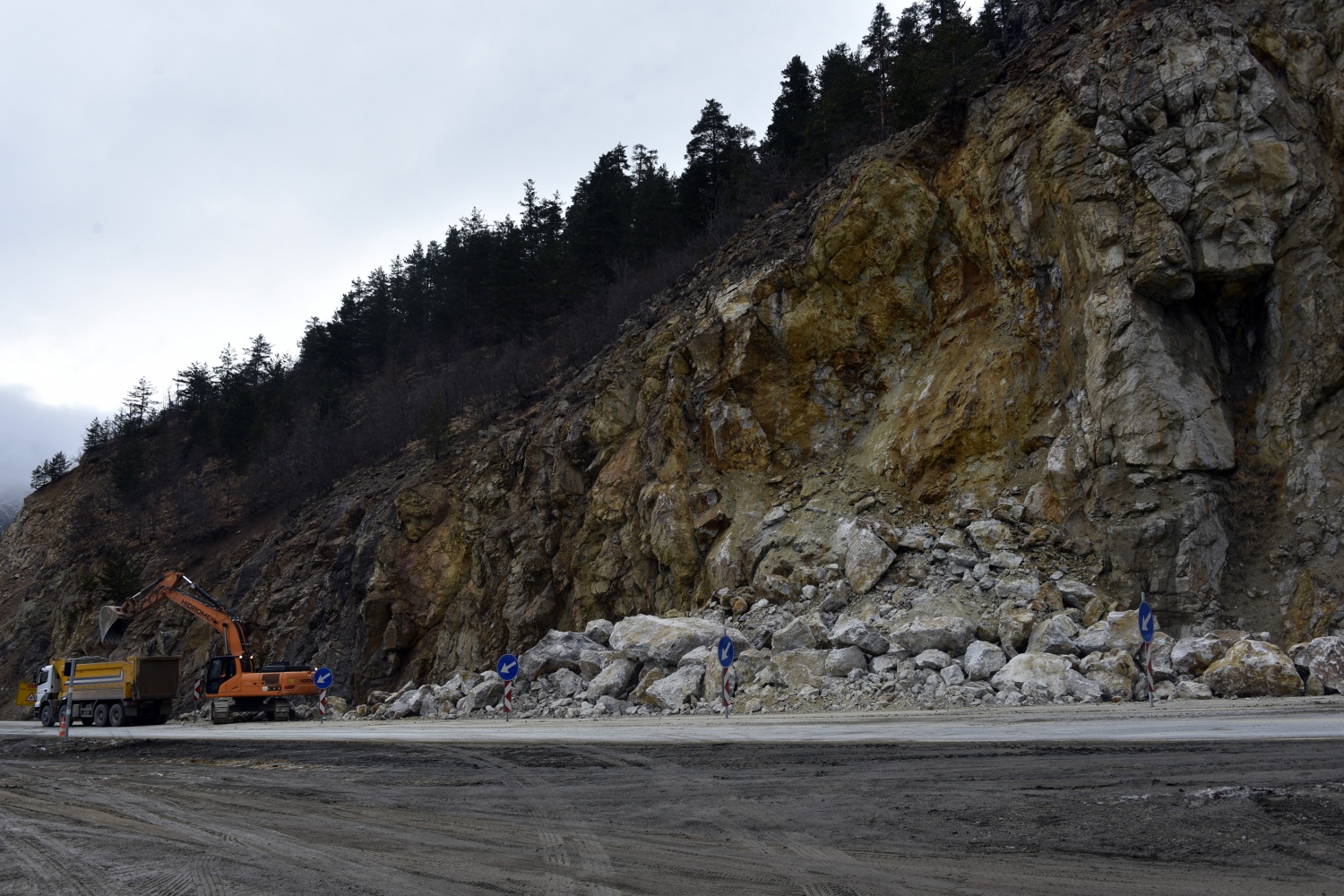 Zigana dağındaki heyelan 10