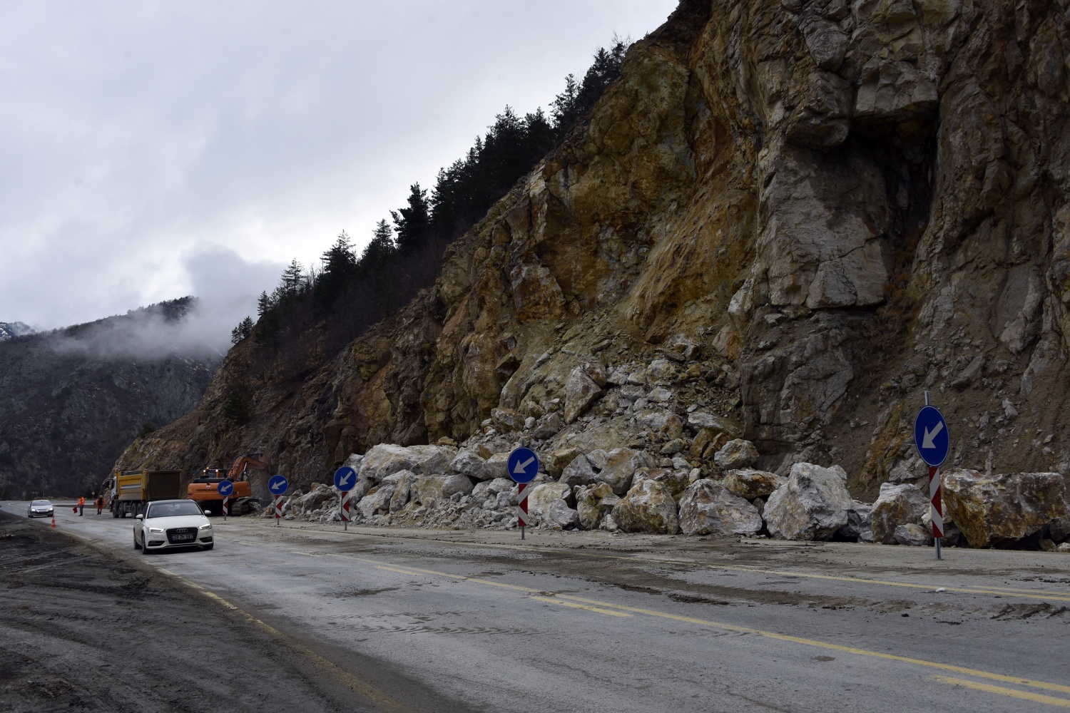 Zigana dağındaki heyelan 9