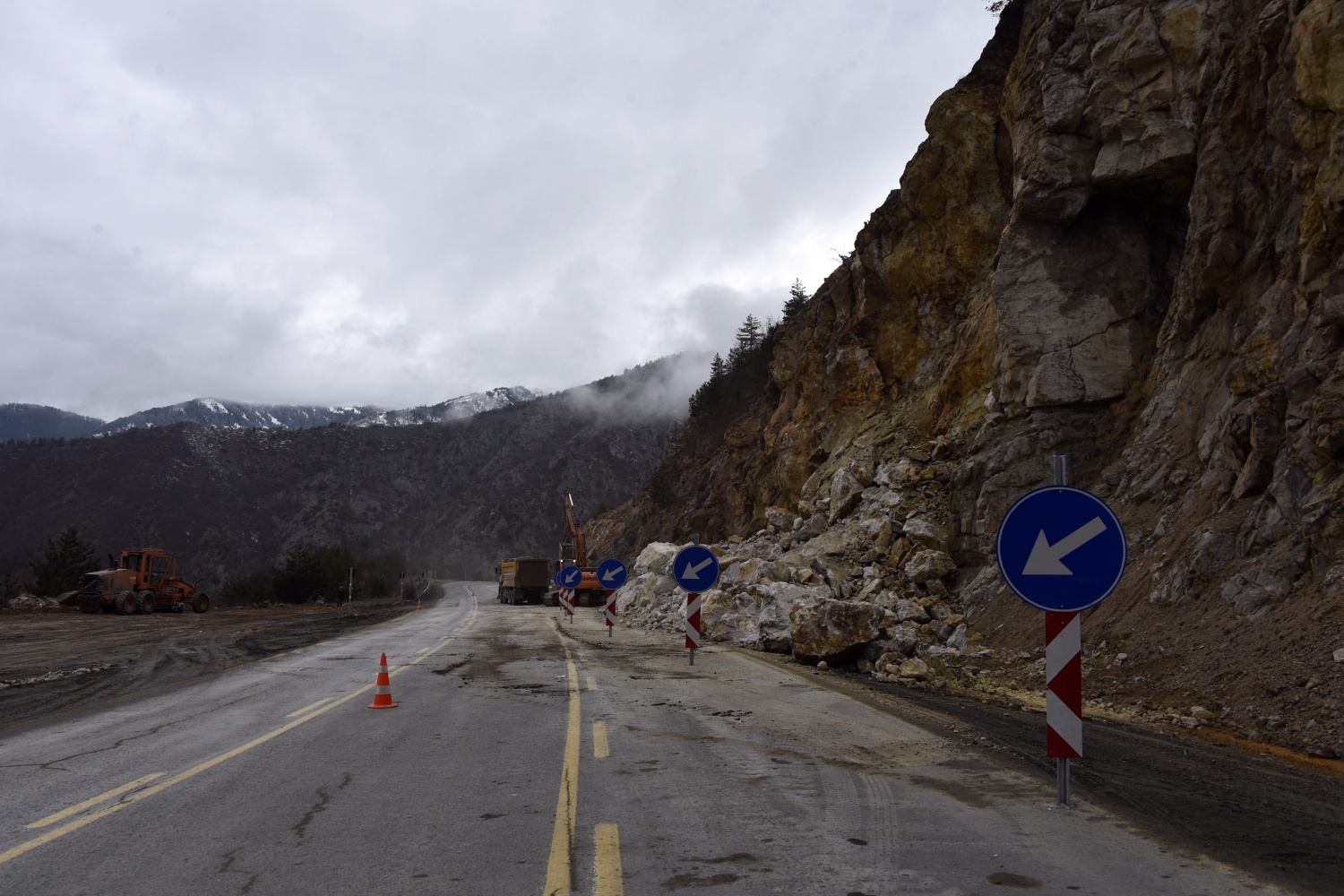 Zigana dağındaki heyelan 7