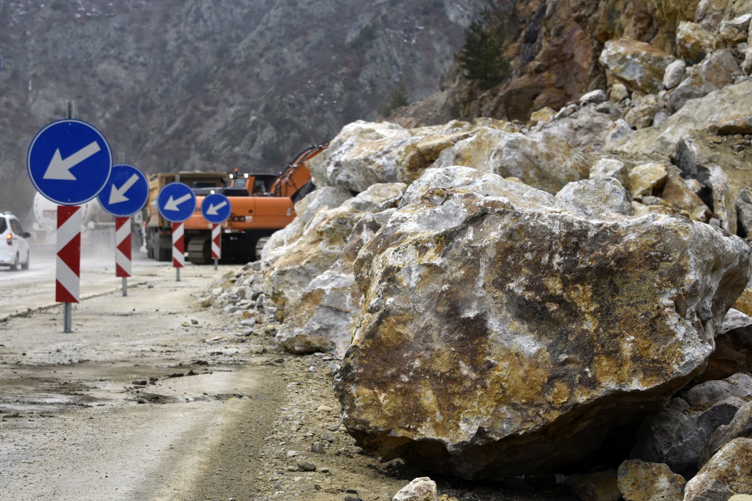 Zigana dağındaki heyelan 12