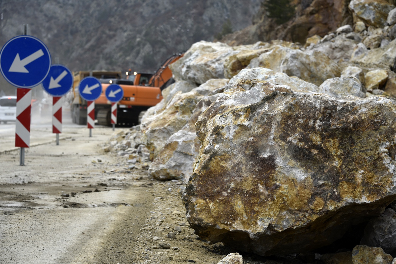 Zigana dağındaki heyelan 14