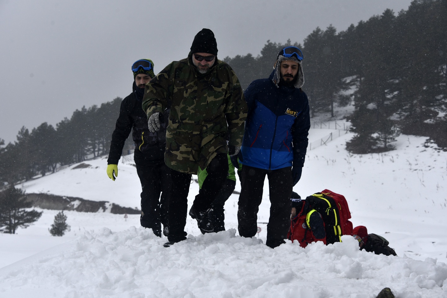 Zigana’da çığ belgeseli çekiliyor 1