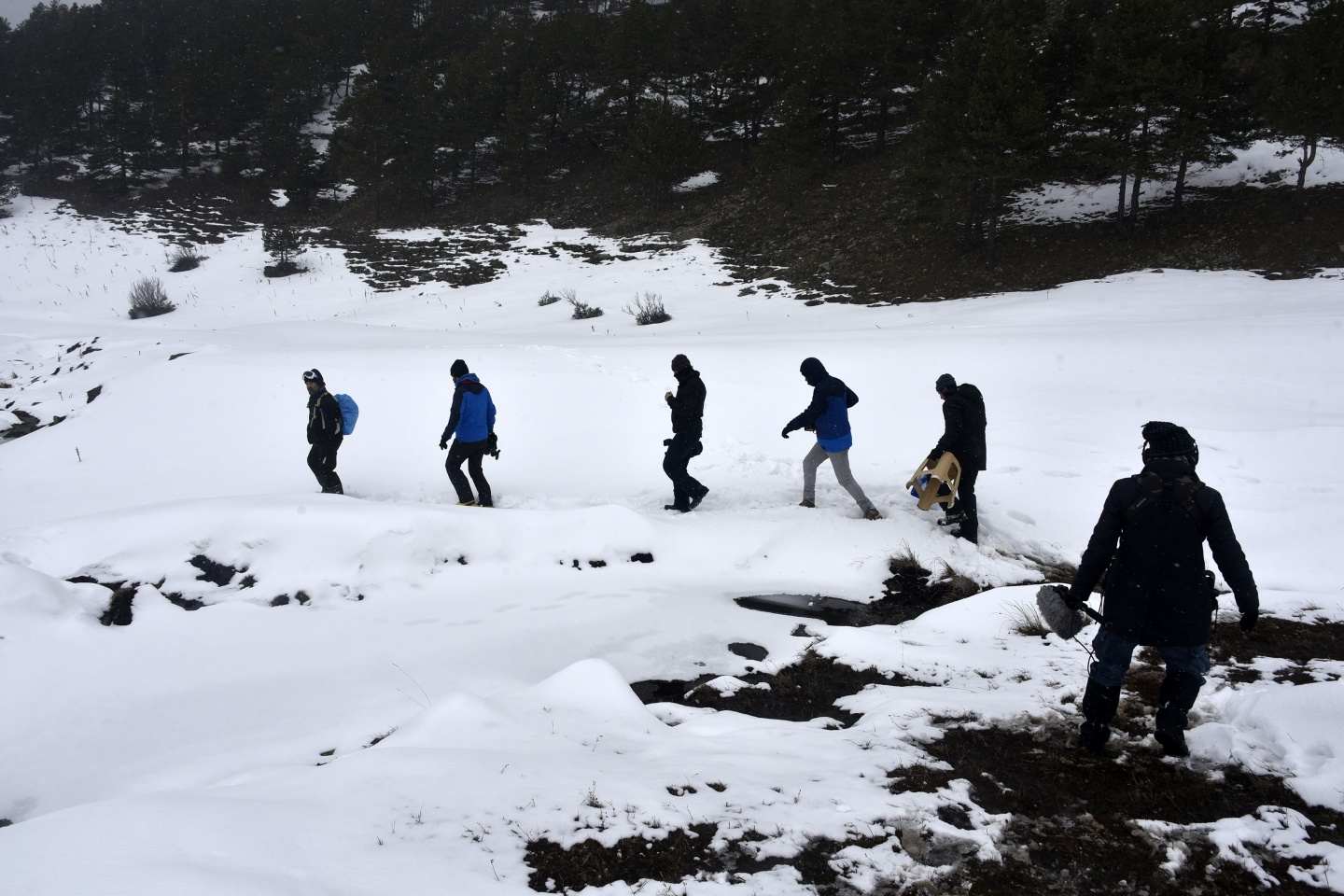 Zigana’da çığ belgeseli çekiliyor 3