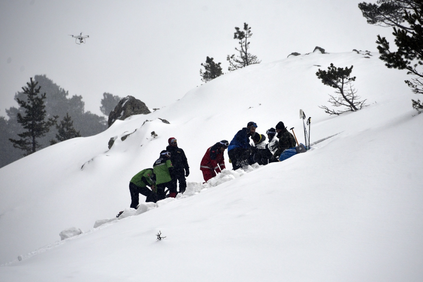 Zigana’da çığ belgeseli çekiliyor 16