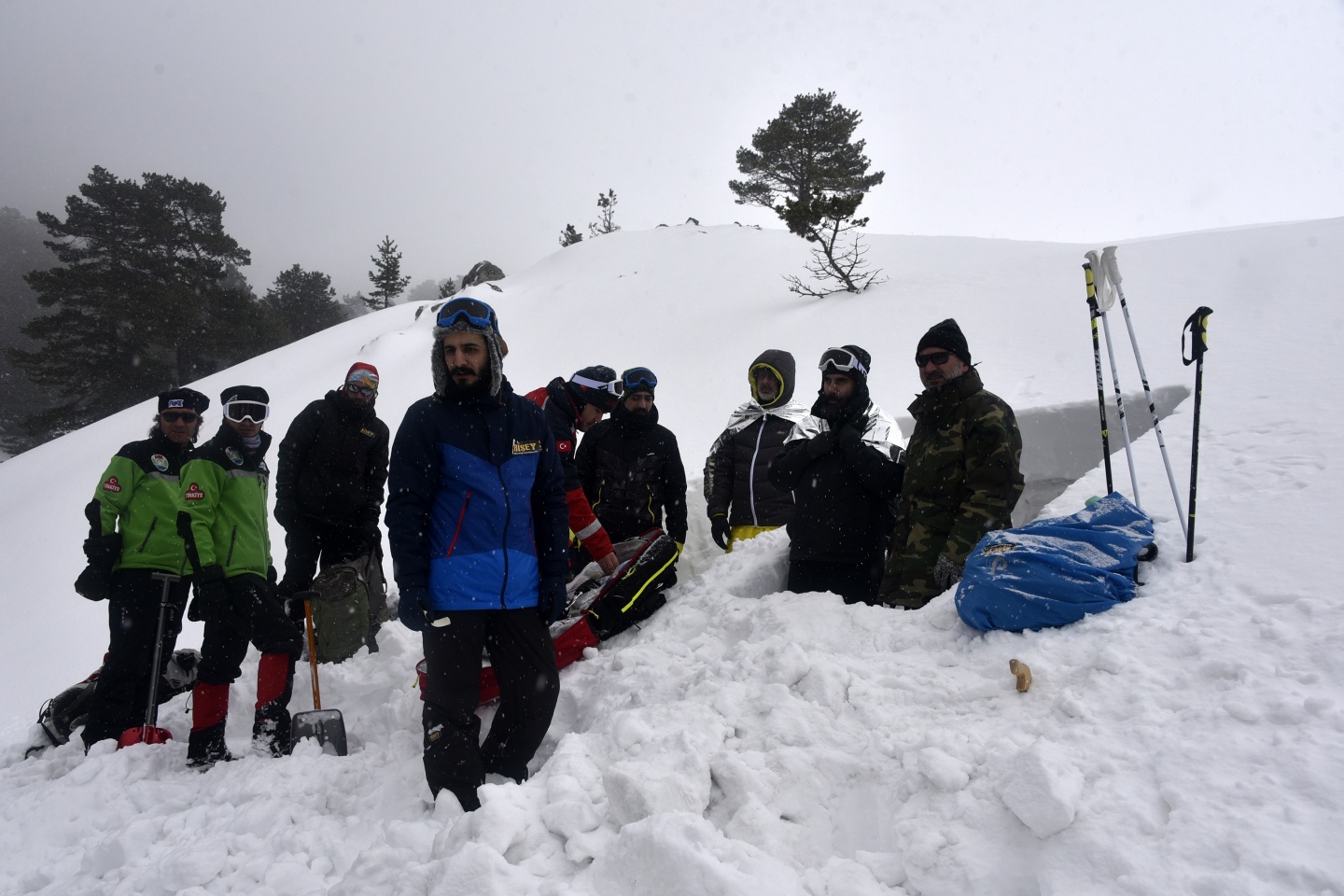 Zigana’da çığ belgeseli çekiliyor 17