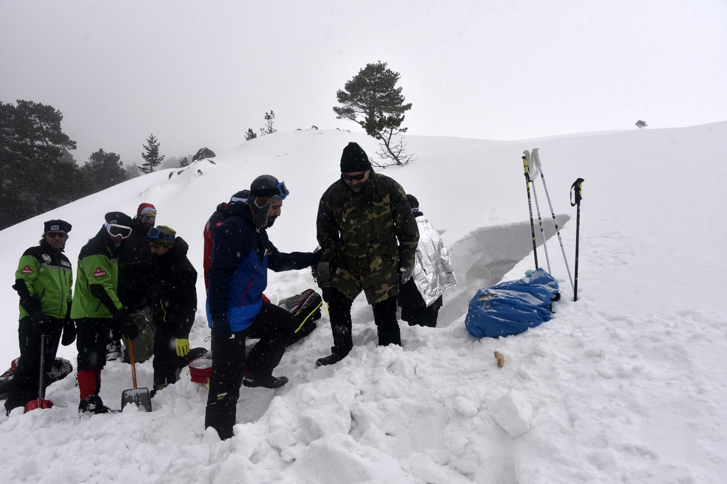 Zigana’da çığ belgeseli çekiliyor 13