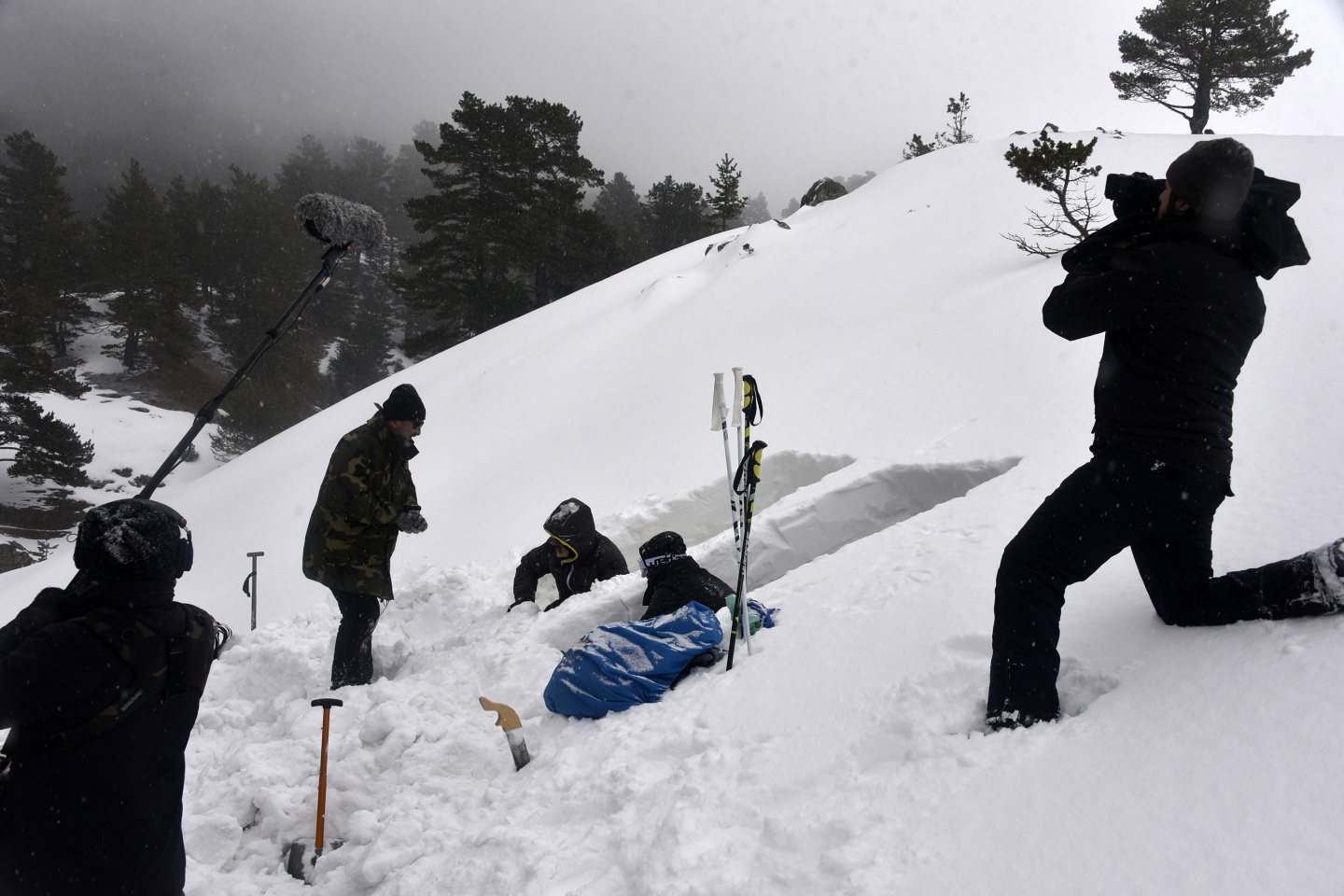 Zigana’da çığ belgeseli çekiliyor 20