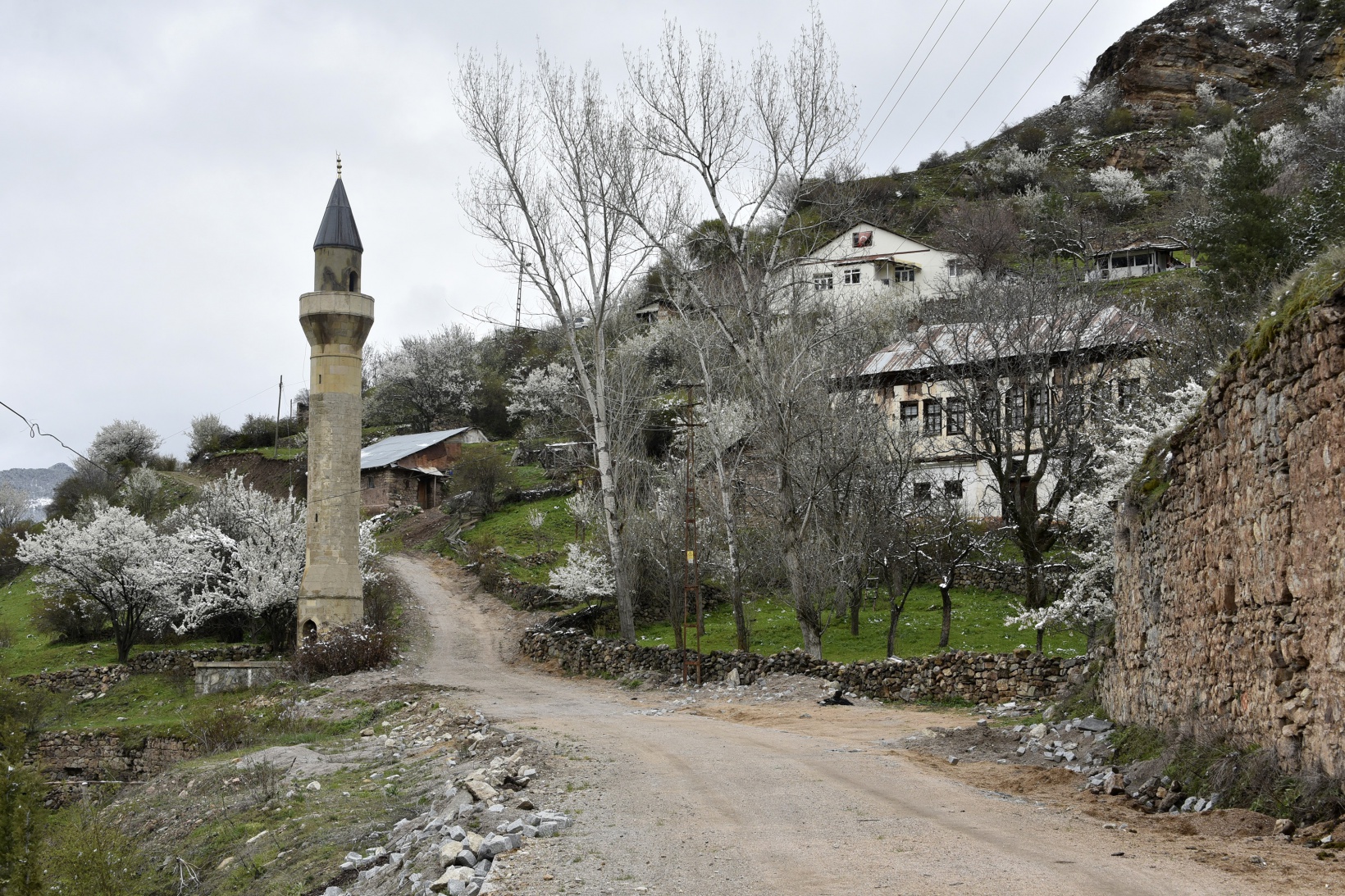 Gümüşhane’de kar yağışı zirai don tehlikesini de beraberinde getirdi 28