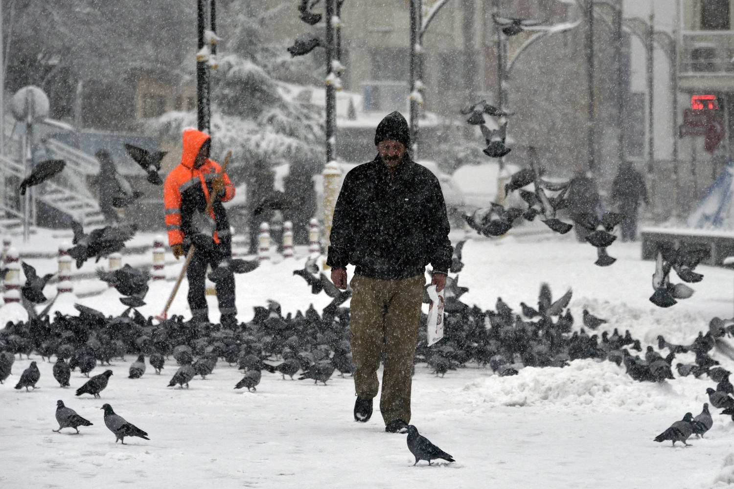 Gümüşhane’deki kar yağışı 1