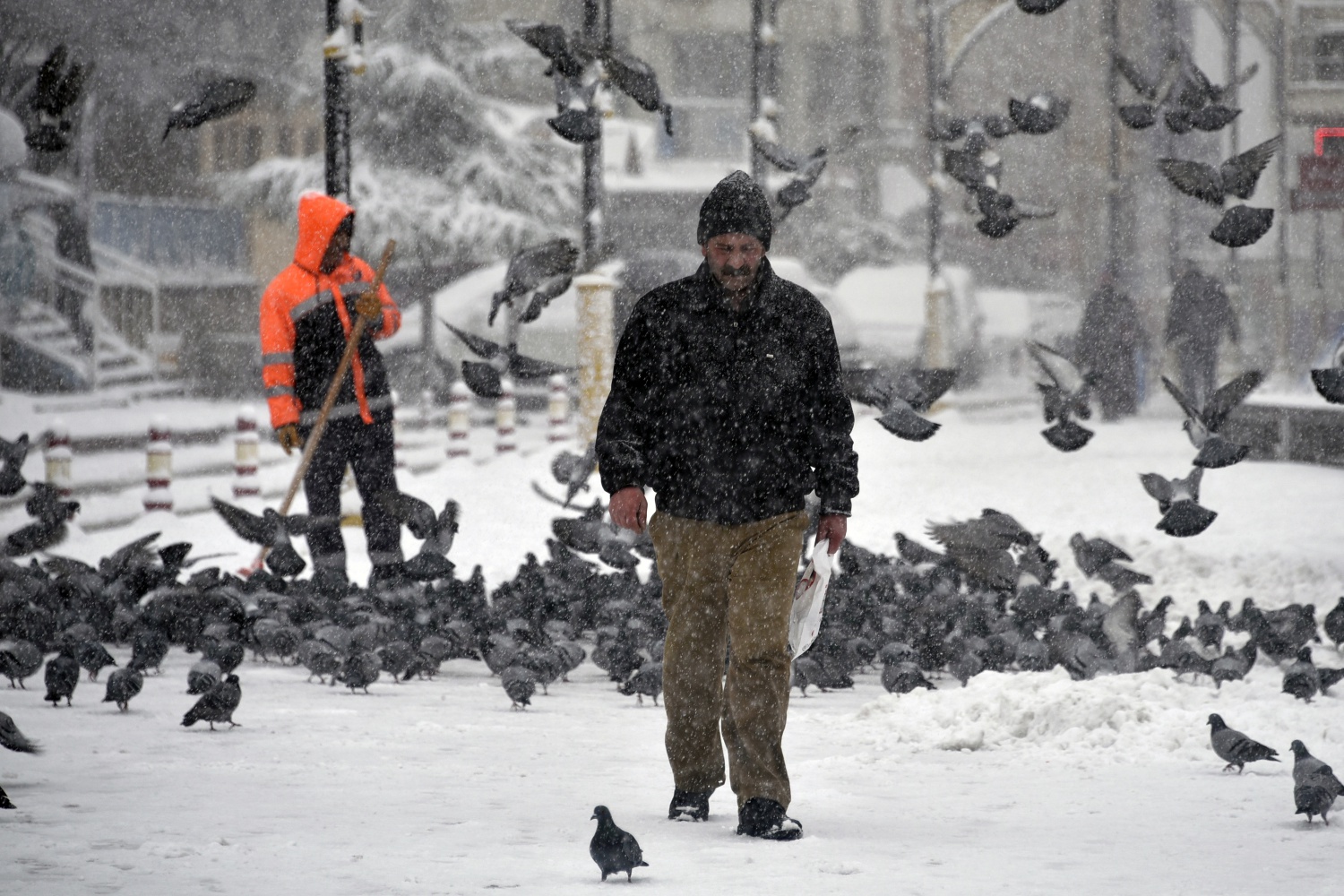 Gümüşhane’deki kar yağışı 3