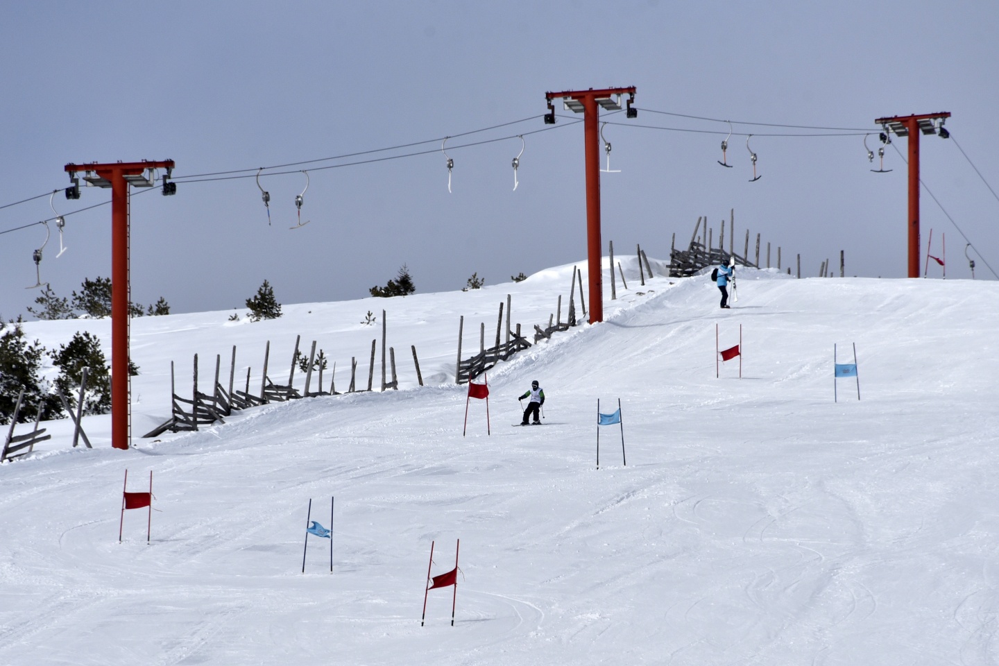 Zigana dağında kayak yarışmaları yapıldı 13
