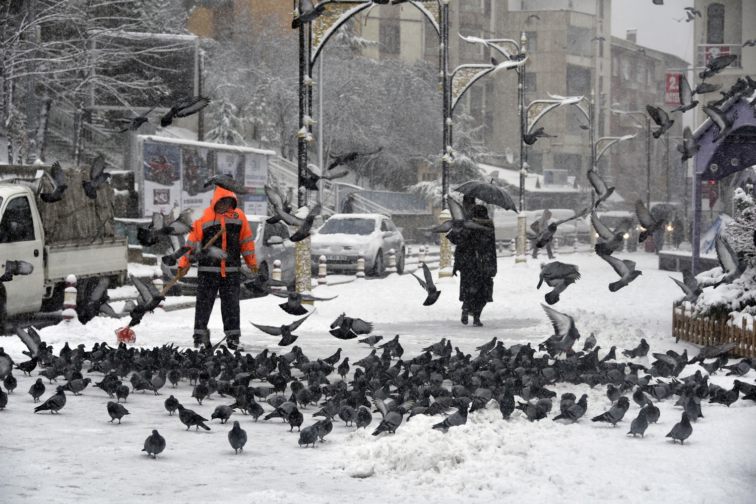 Gümüşhane’deki kar yağışı 2