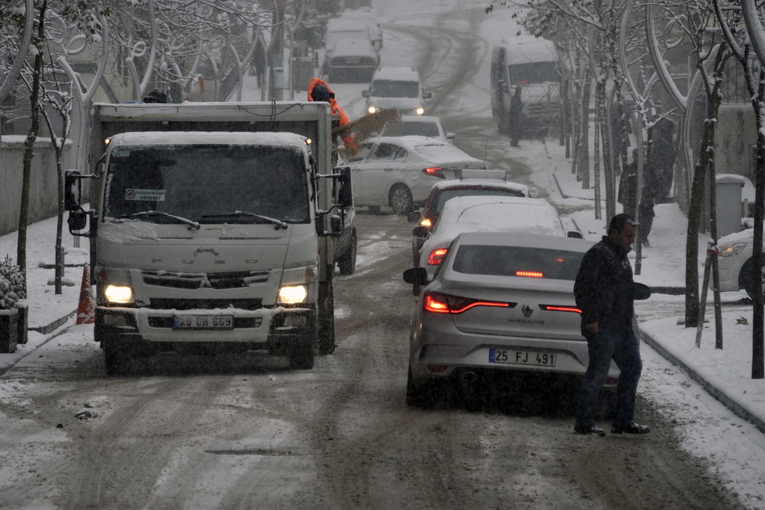 Gümüşhane’deki kar yağışı 15