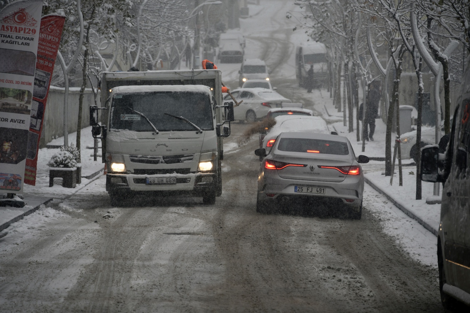 Gümüşhane’deki kar yağışı 16