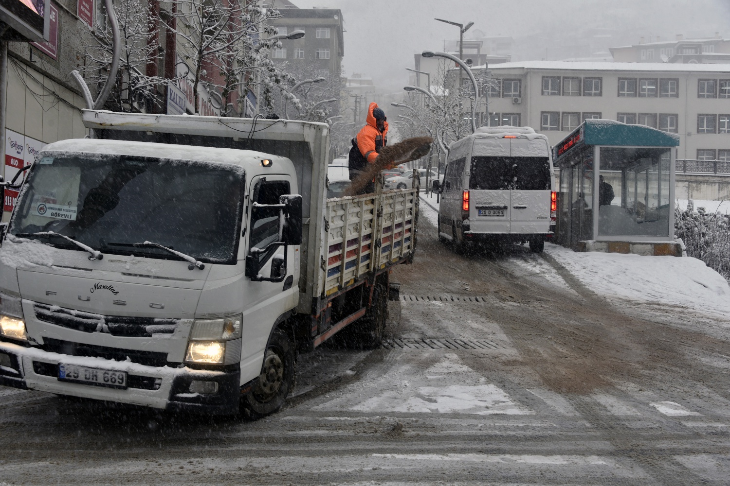 Gümüşhane’deki kar yağışı 20