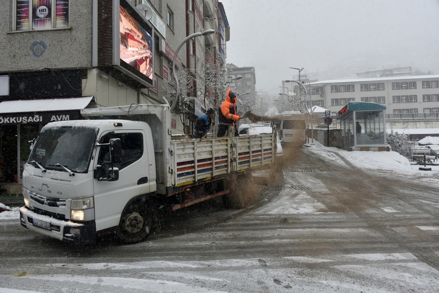 Gümüşhane’deki kar yağışı 24