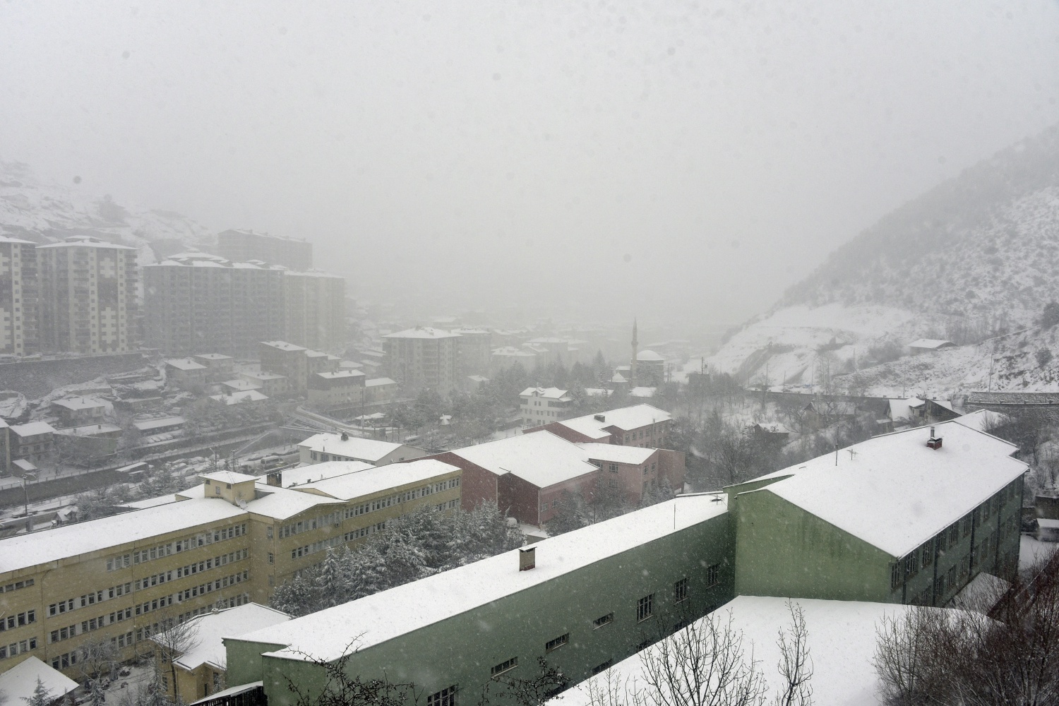 Gümüşhane’deki kar yağışı 21