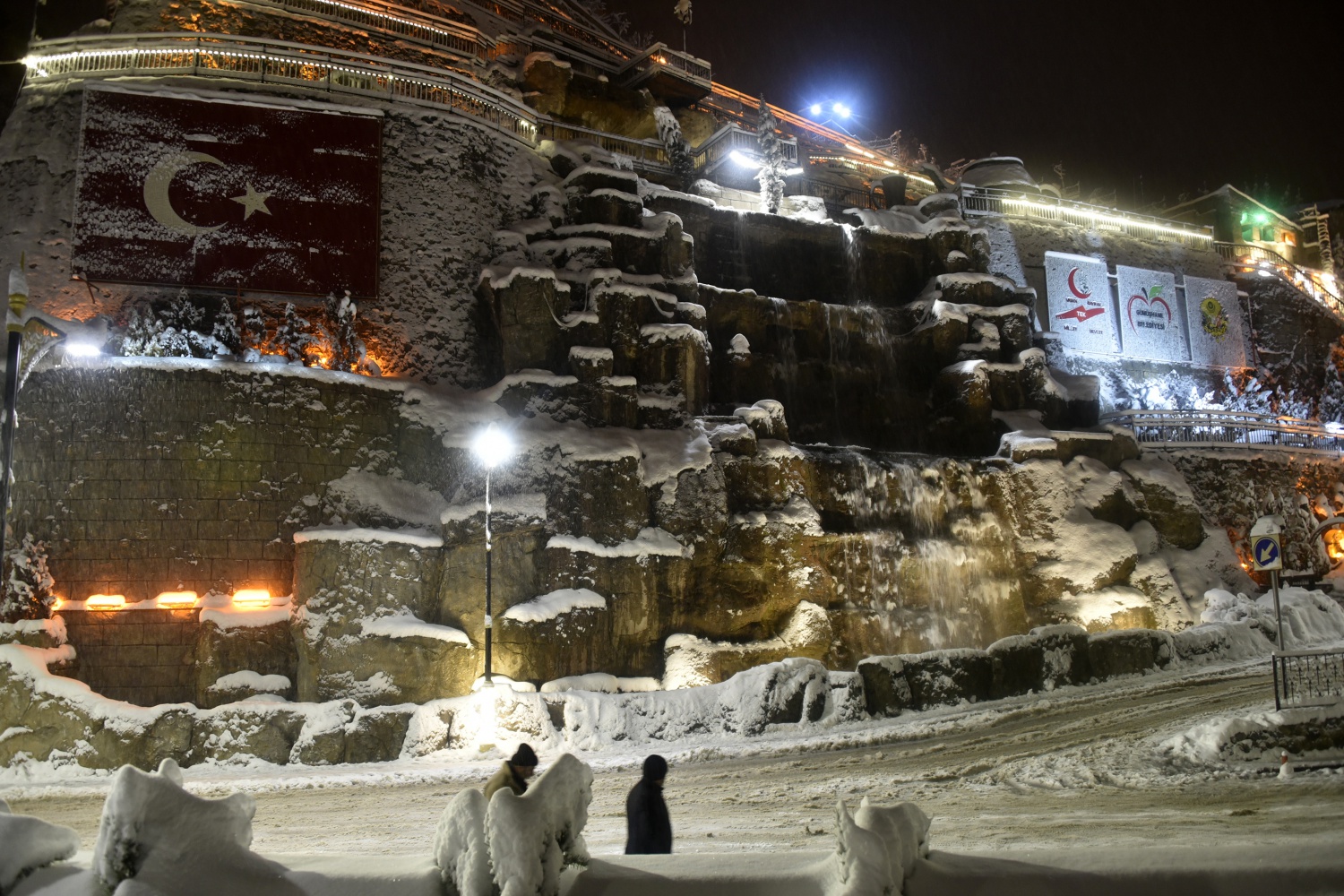 Gümüşhane’de kar ve gece güzelliği 6