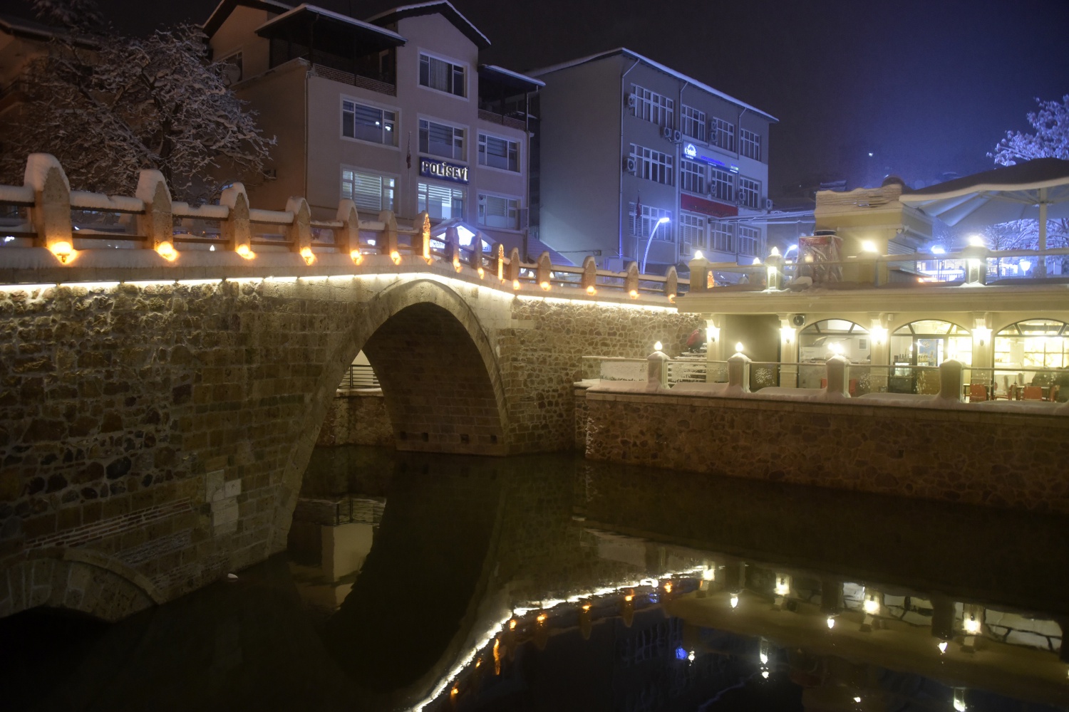 Gümüşhane’de kar ve gece güzelliği 23