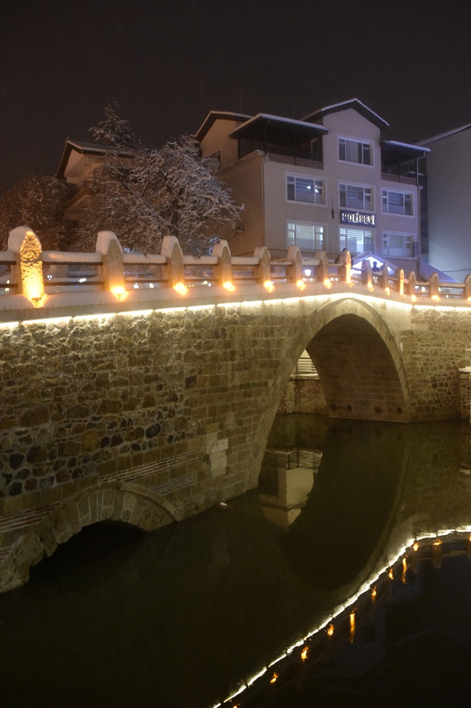 Gümüşhane’de kar ve gece güzelliği 30