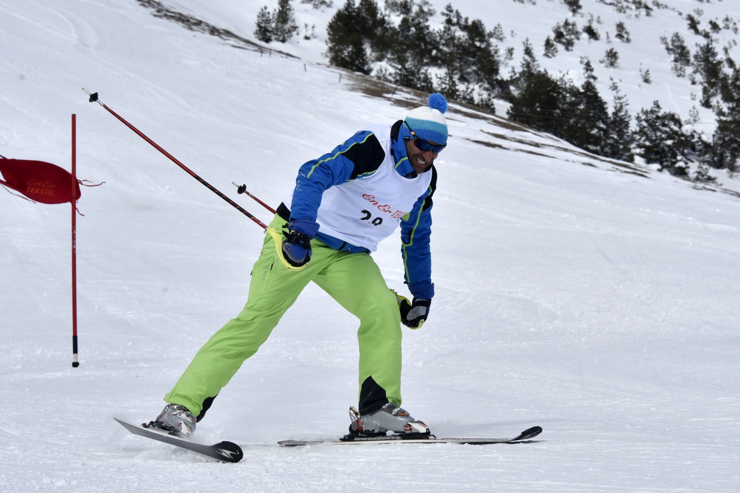 Zigana dağında kayak yarışmaları yapıldı 42