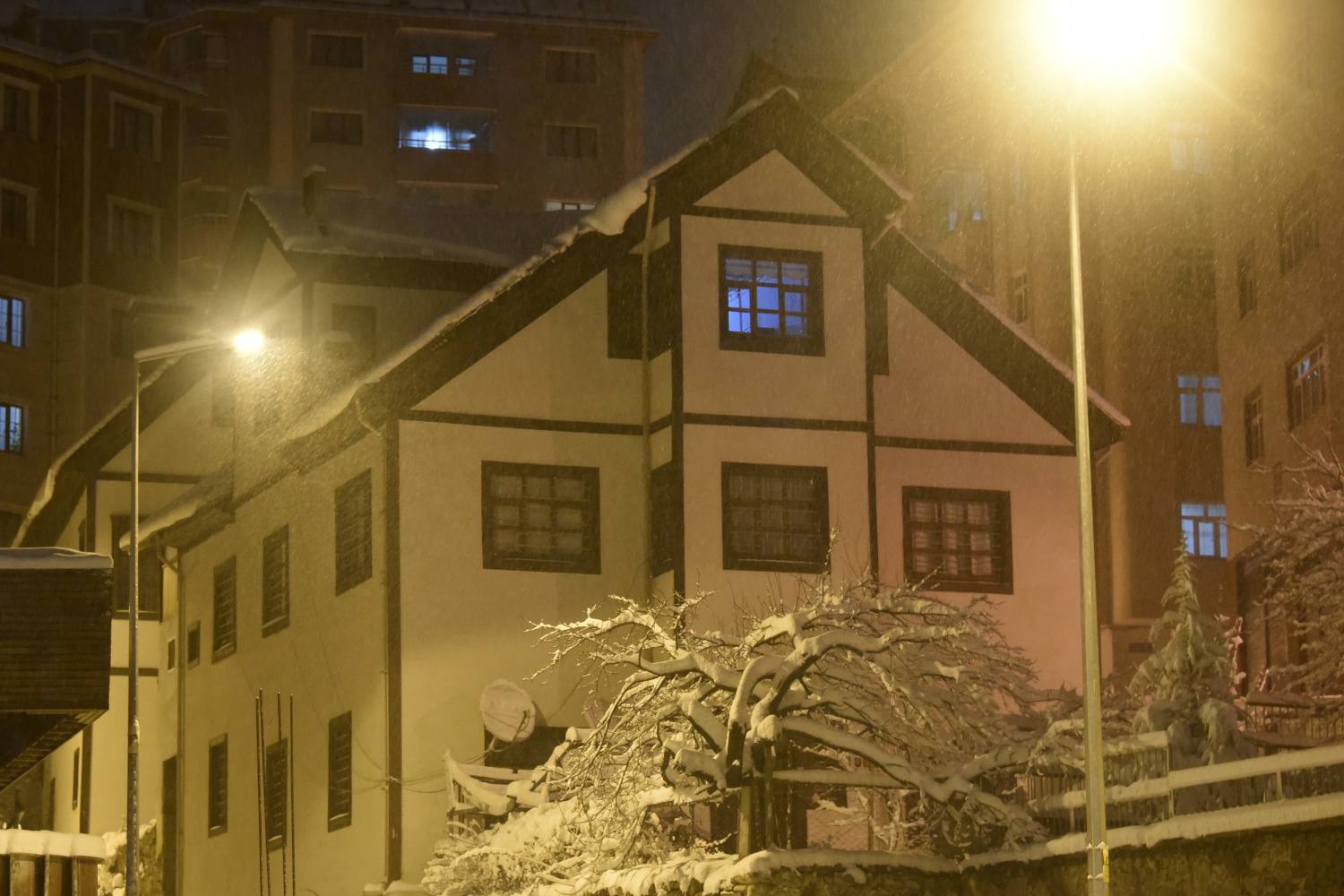 Gümüşhane’de kar ve gece güzelliği 31