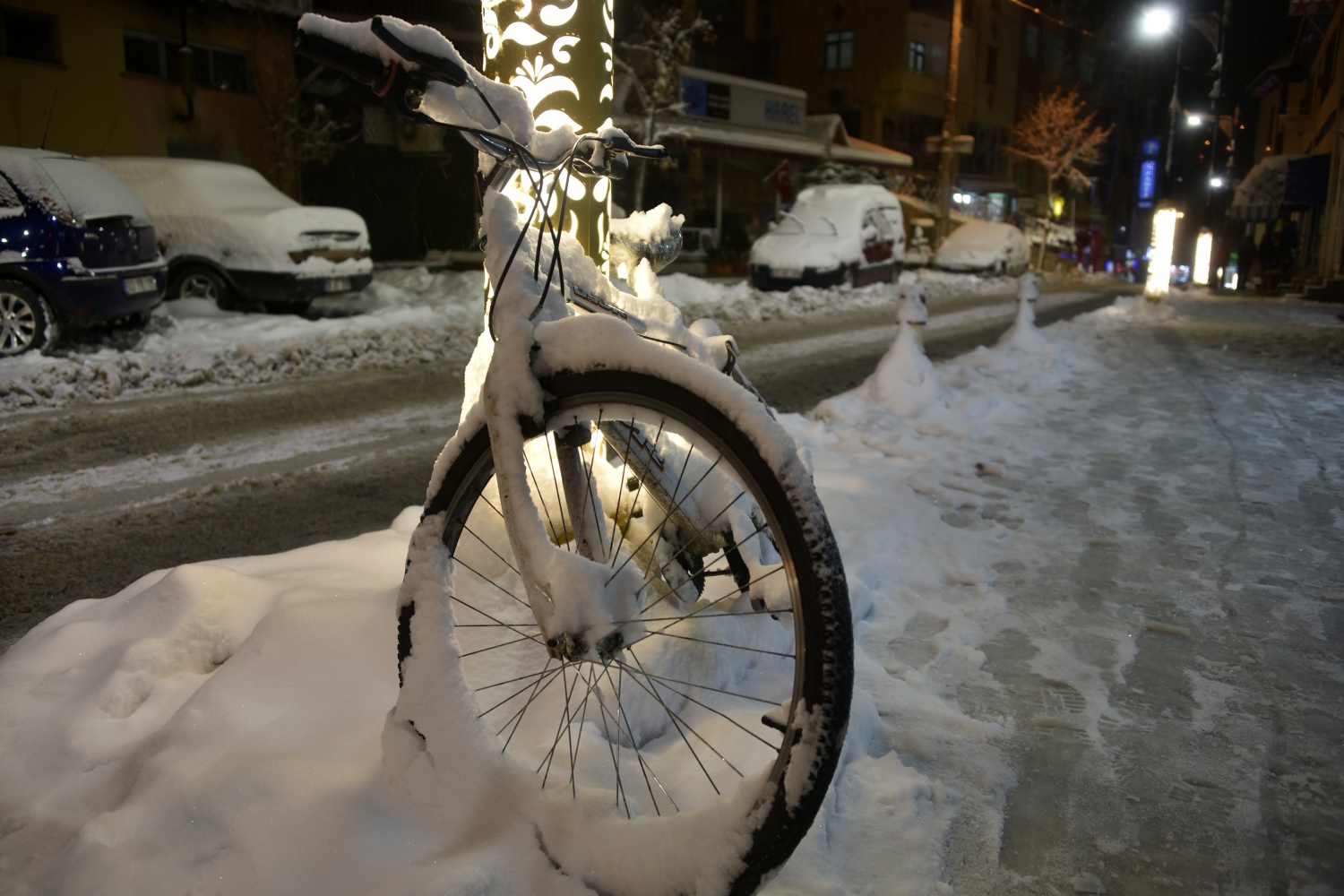 Gümüşhane’de kar ve gece güzelliği 35