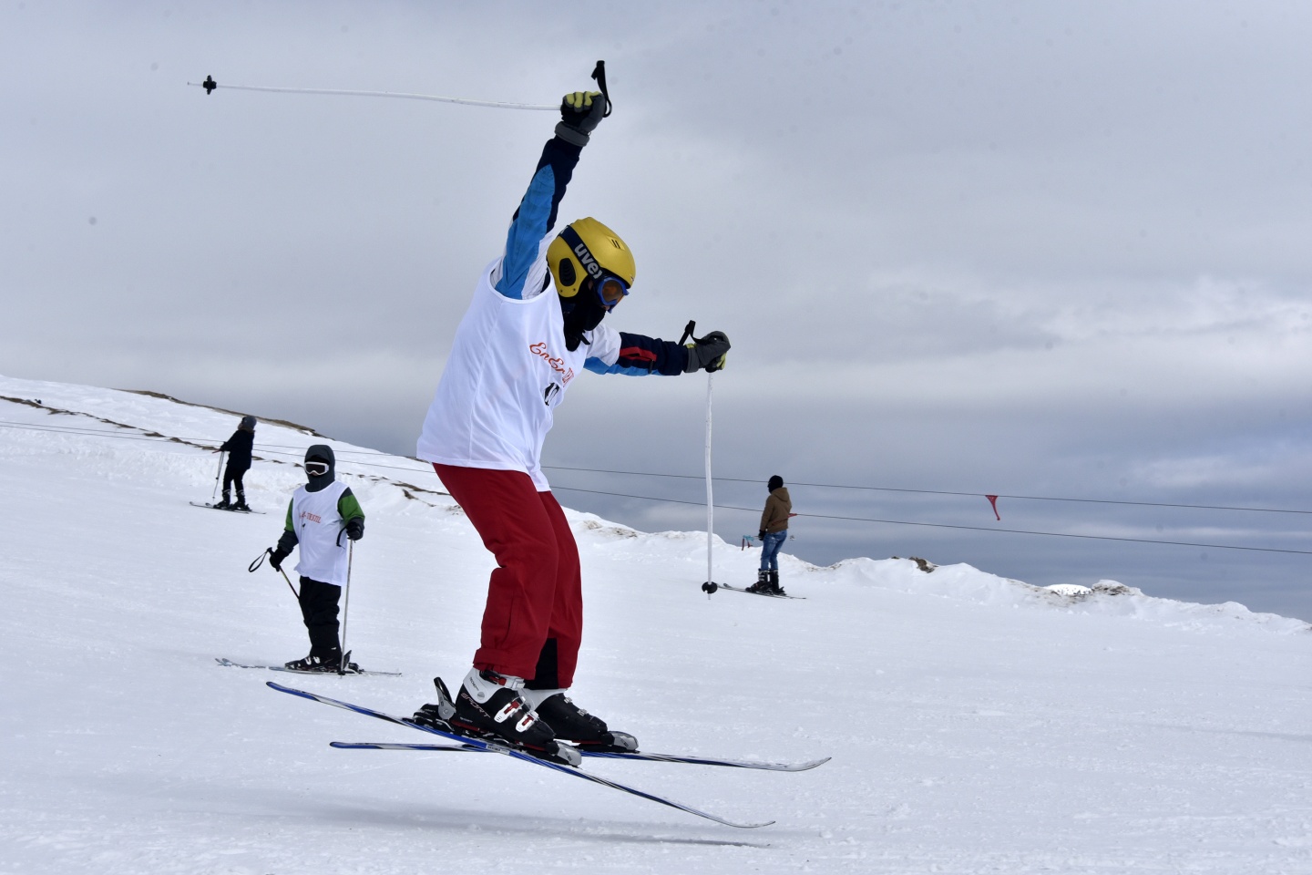 Zigana dağında kayak yarışmaları yapıldı 47