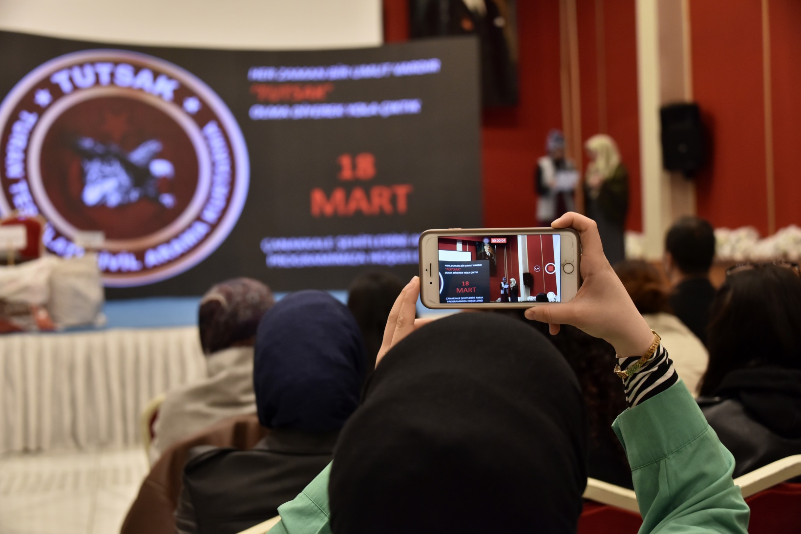 TUTSAK Çanakkale Şehitlerini andı 1