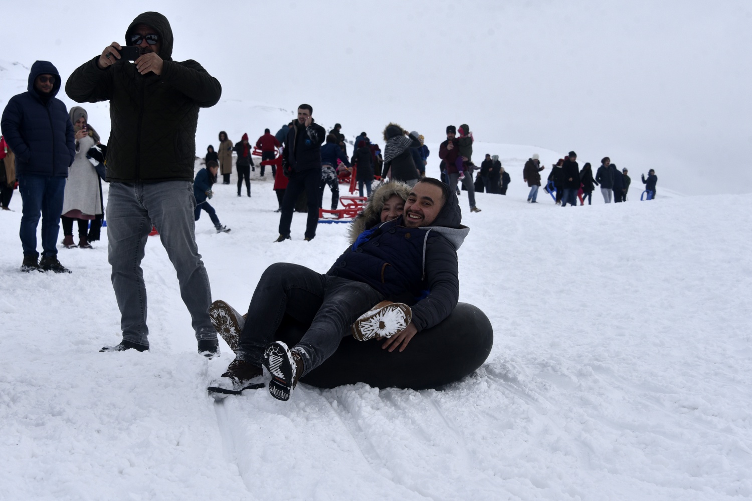 Zigana’da araç park edecek yer kalmadı 48