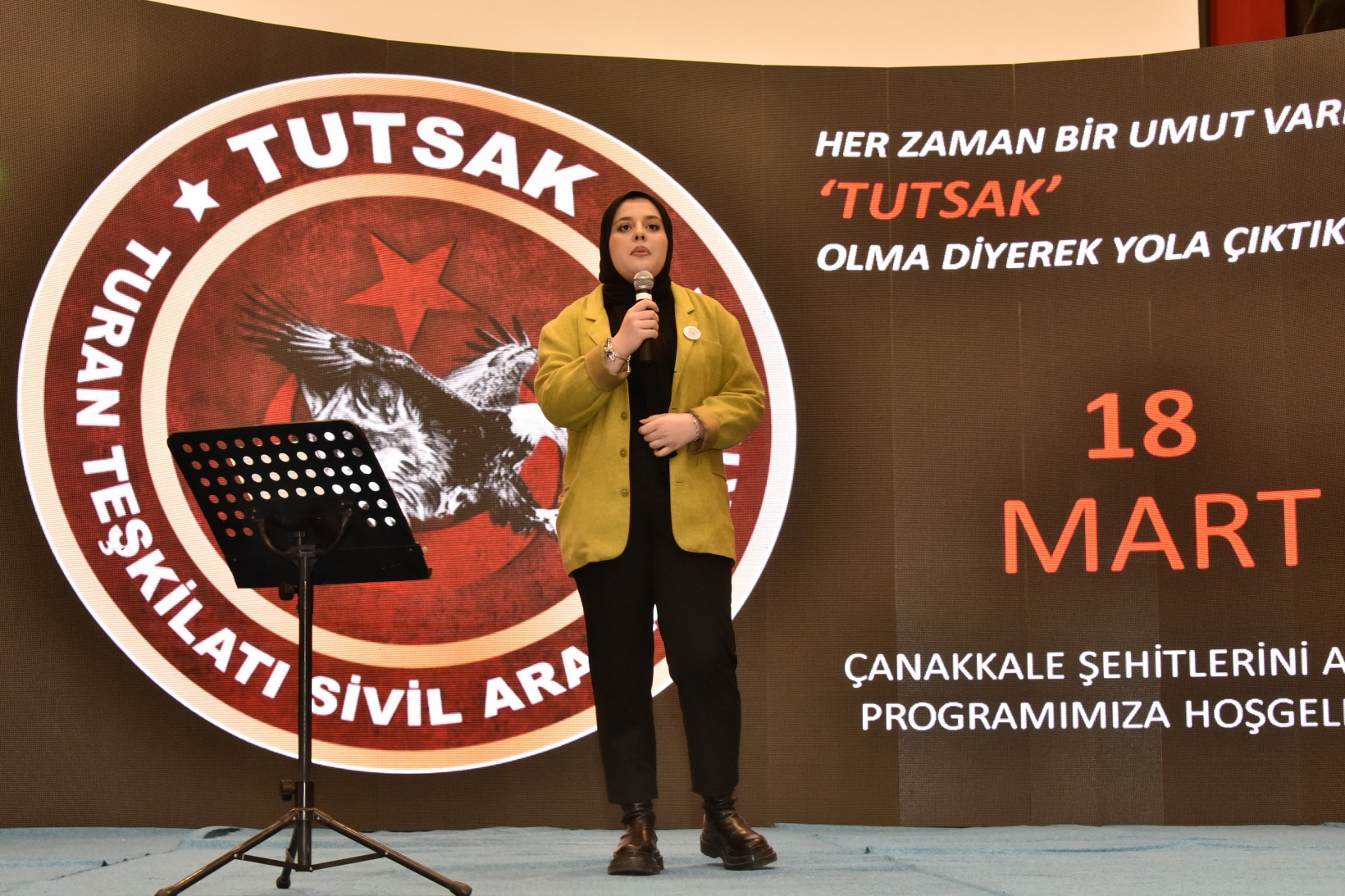 TUTSAK Çanakkale Şehitlerini andı 18