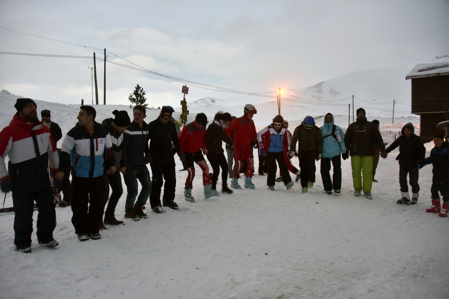 Kayak kursunu horonla bitirdiler 25