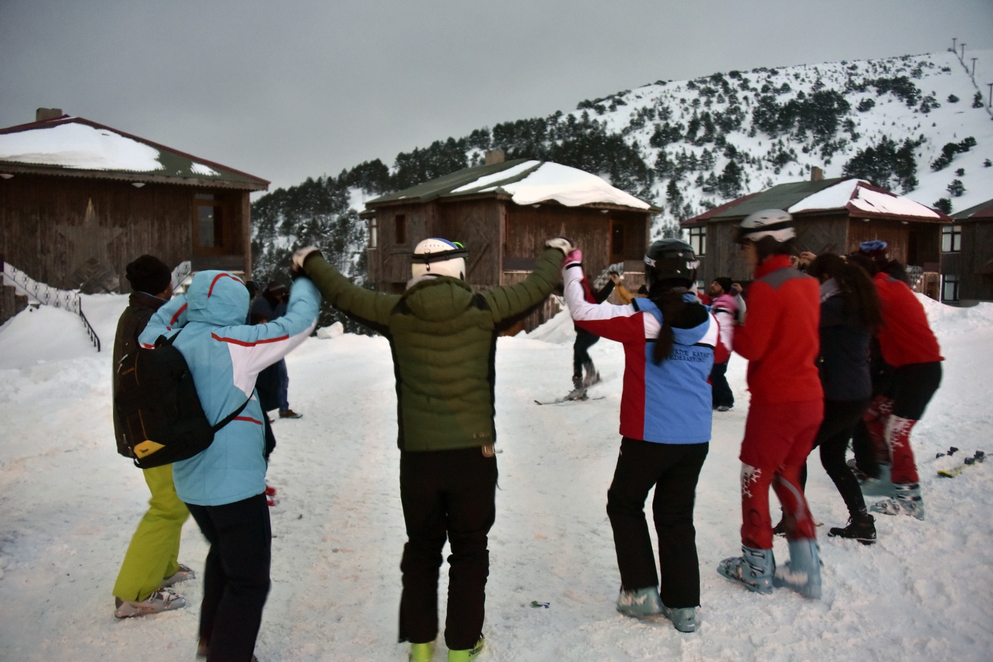 Kayak kursunu horonla bitirdiler 11