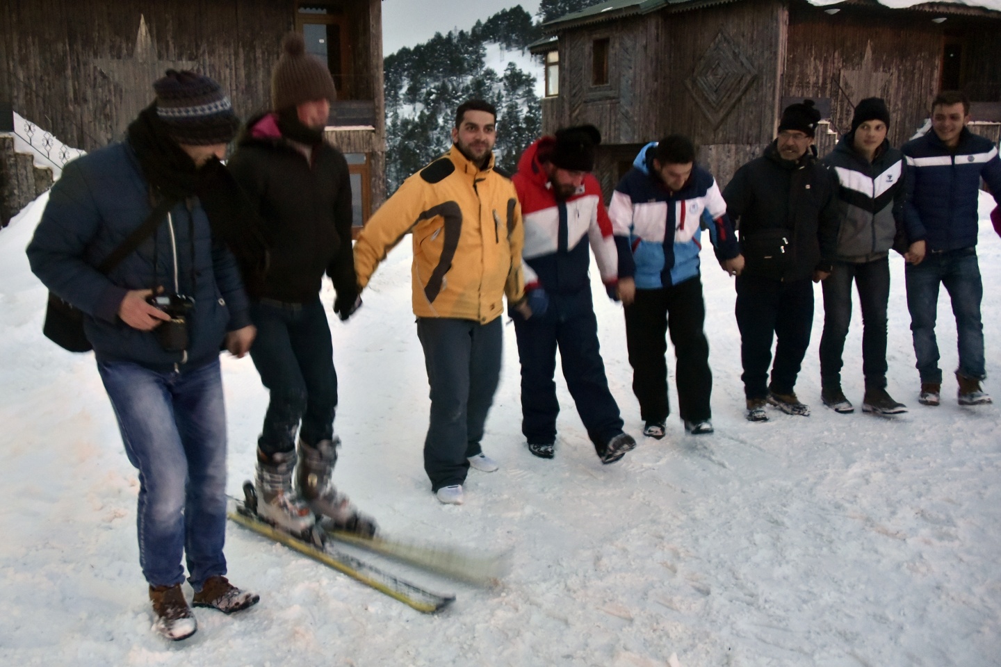 Kayak kursunu horonla bitirdiler 24